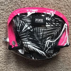 small PINK cosmetic/travel bag